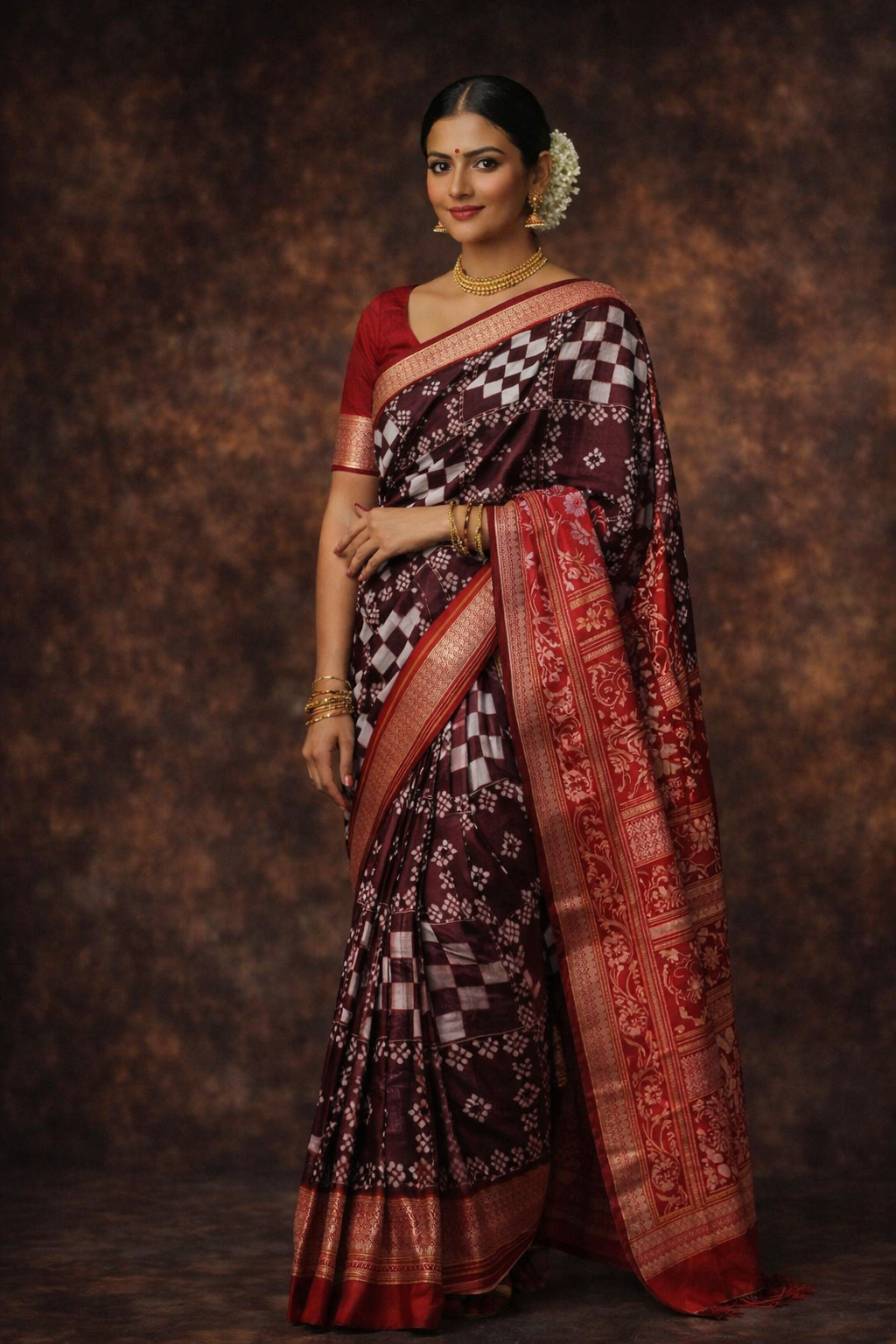 Classic Sambalpuri Ikat Saree
